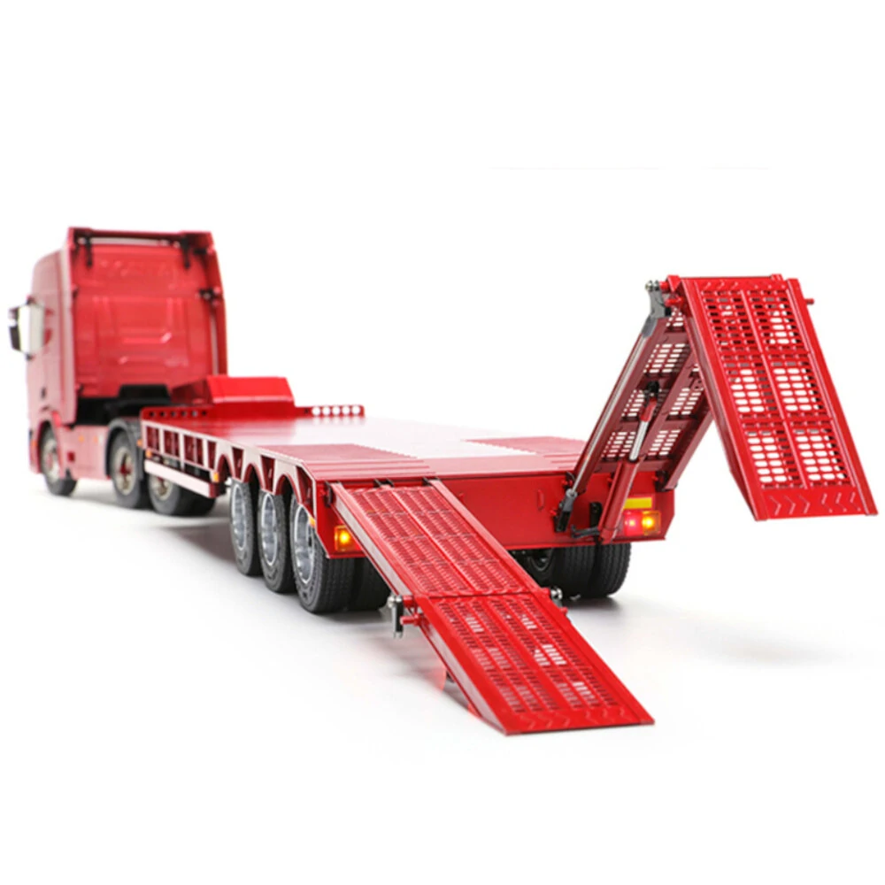Orlandoo Hunter OH32N02 DIY KIT 1/32 RC Car Flatbed Semi Ramp Trailers Unassembled White Color Vehicles Models Toys — view 4