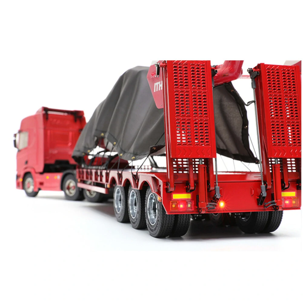 Orlandoo Hunter OH32N02 DIY KIT 1/32 RC Car Flatbed Semi Ramp Trailers Unassembled White Color Vehicles Models Toys — view 5