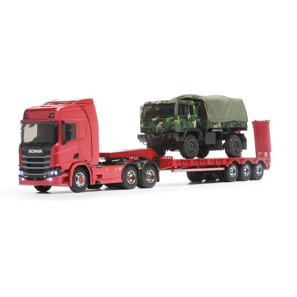 Orlandoo Hunter OH32N02 DIY KIT 1/32 RC Car Flatbed Semi Ramp Trailers Unassembled White Color Vehicles Models Toys — view 9
