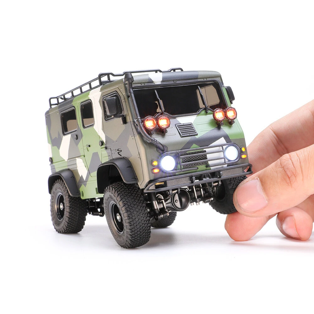 Orlandoo Hunter OH32V01 1/32 2.4G 4WD Mini Van Truck Brushed/Brushless RC Car KIT Multi-functional Unassembled DIY Parts Micro LED Light Off-road Toys Remote Control Vehicles Models — Orlandoo