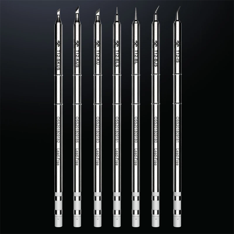 OSS TEAM T12 Soldering Iron Tips Multi-Type Nano Electroplated Stainless Steel Rapid Heat Ceramic Core Precision Electronics Repair — view 3