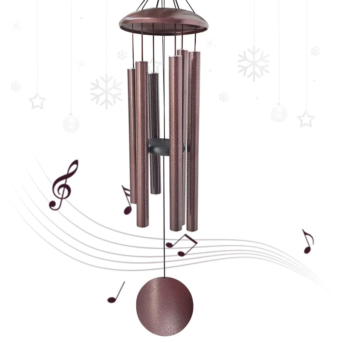 Outdoor Deep Tone Wind Chimes 45° Memorial Wind Chimes Metal Pipe Wind Chime — view 11