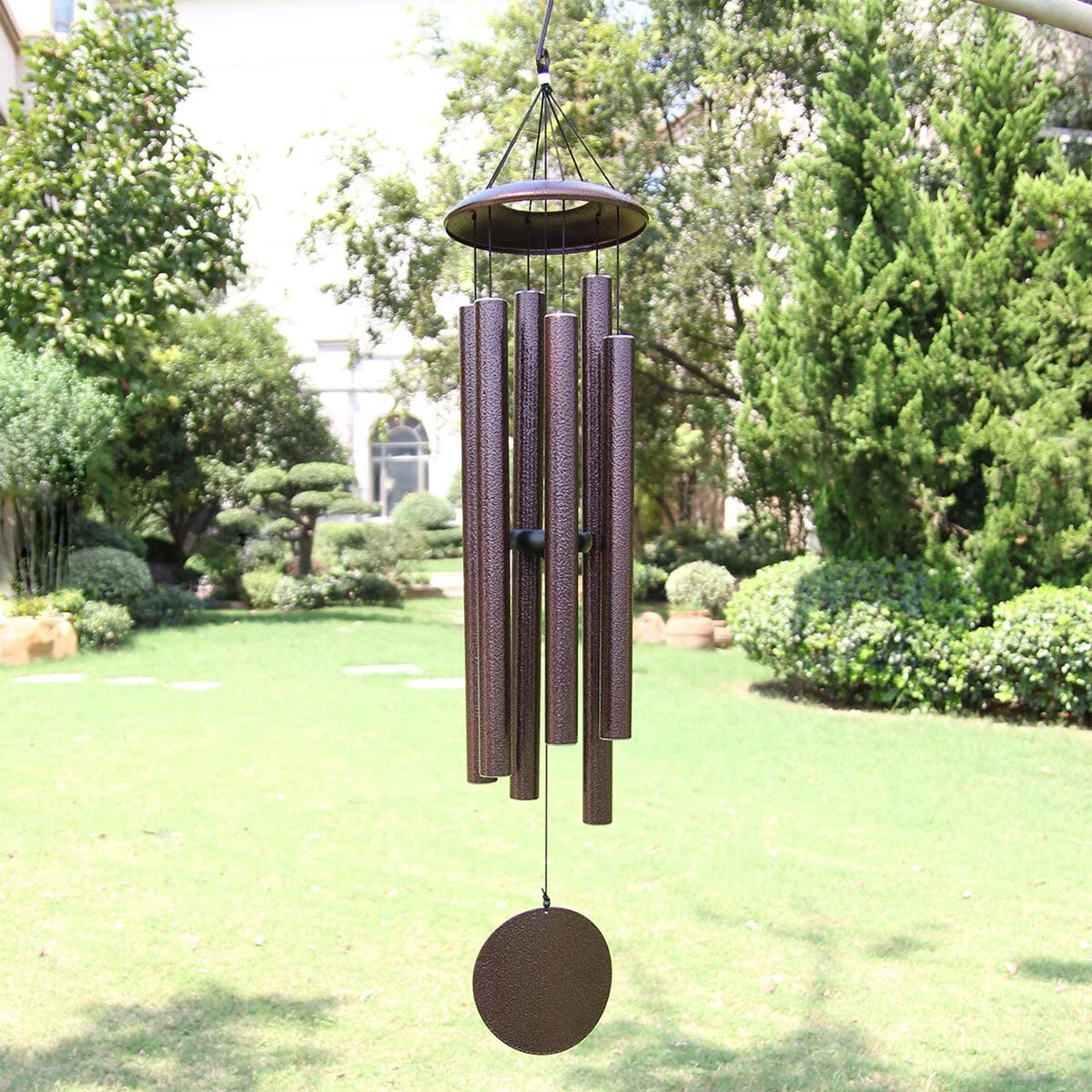 Outdoor Deep Tone Wind Chimes 45° Memorial Wind Chimes Metal Pipe Wind Chime — view 2
