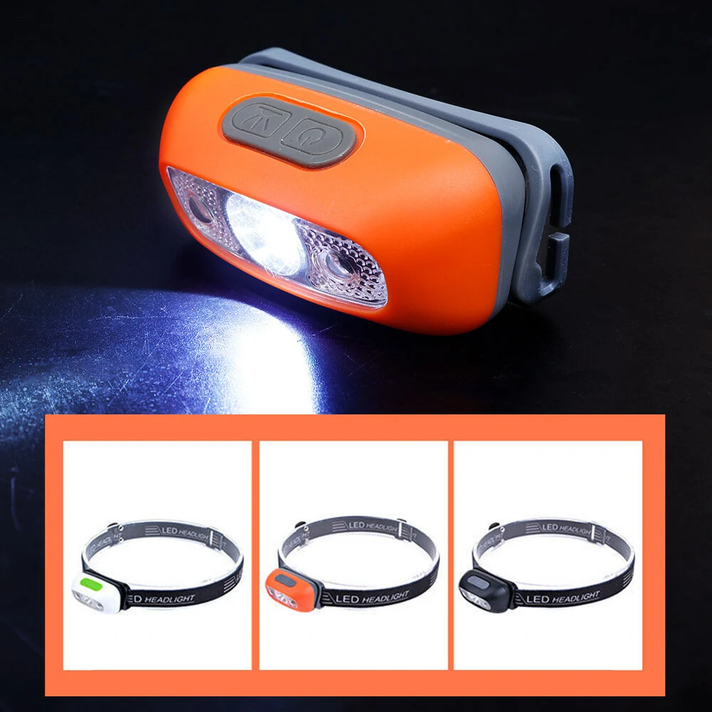 Outdoor Intelligent Sensing Headlight USB Charging Strong Bald Headlight LED Night Fishing Portable Night Running Light — view 8