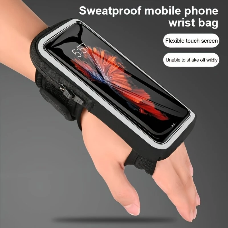 Outdoor Running Touchscreen 7'' Phone Arm Bag Wristpack Sports Waterproof Sweatproof Breathable Cycling Phone Pouch — view 3