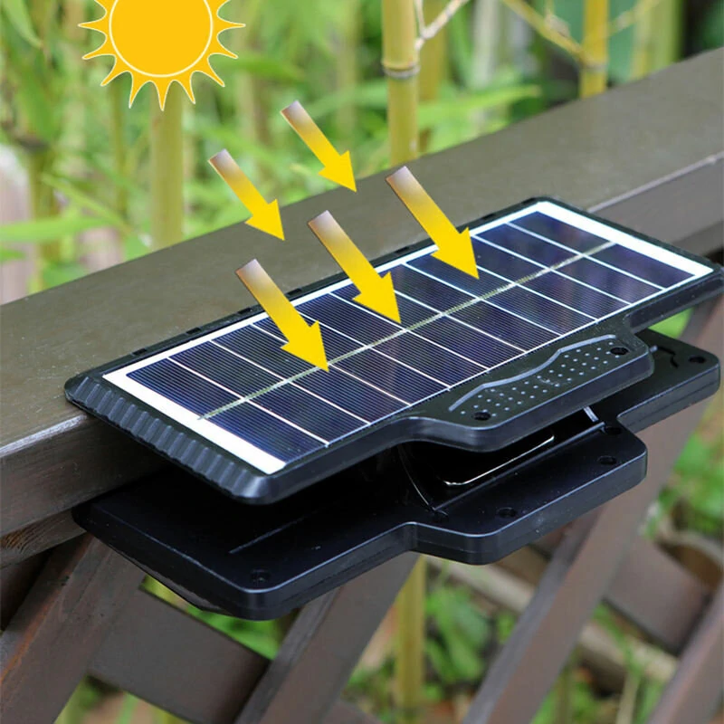 Outdoor Solar Pathway Waterproof Clip-on Outdoor Camping Light Motion Sensor Lamp Fence Deck Tent Garage Solar Garden Light — view 2