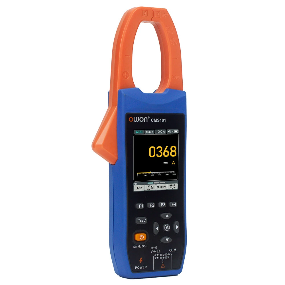 OWON CMS101/ CMS061 3-in-1 AC/DC Clamp Meter Multimeter Oscilloscope 1000V 1000A High Accuracy Real-time Sampling User-friendly Interface — OWON