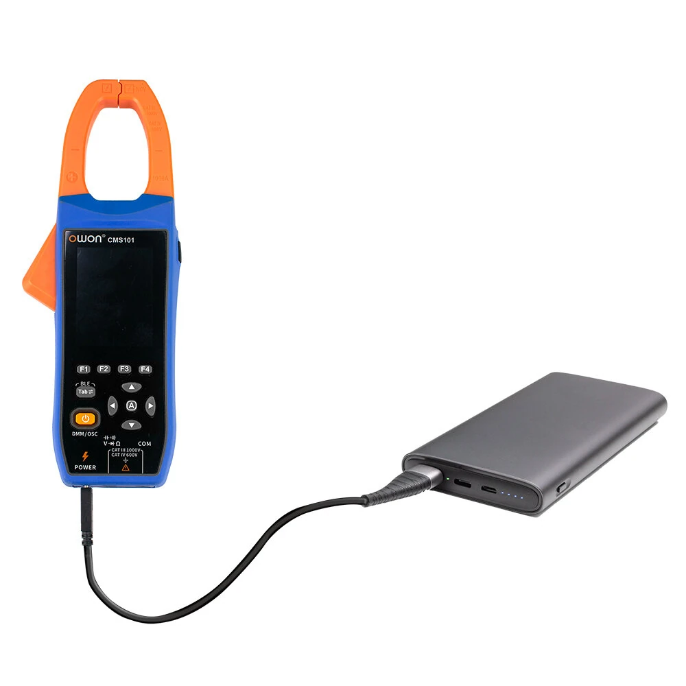 OWON CMS101/ CMS061 3-in-1 AC/DC Clamp Meter Multimeter Oscilloscope 1000V 1000A High Accuracy Real-time Sampling User-friendly Interface — view 7