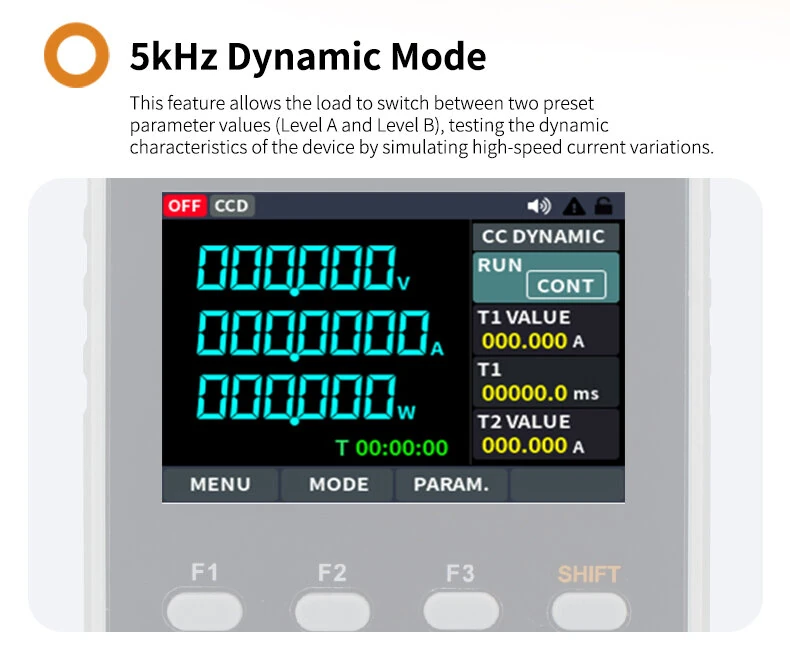 OWON OEL1500 OEL3000 Series Programmable DC Electronic Load 5kHz Dynamic Testing Ripple Test Battery Capacity Testing RS232 USB SCPI Protocol  0-30A 0-150V 150W 300W (Optional) — view 5