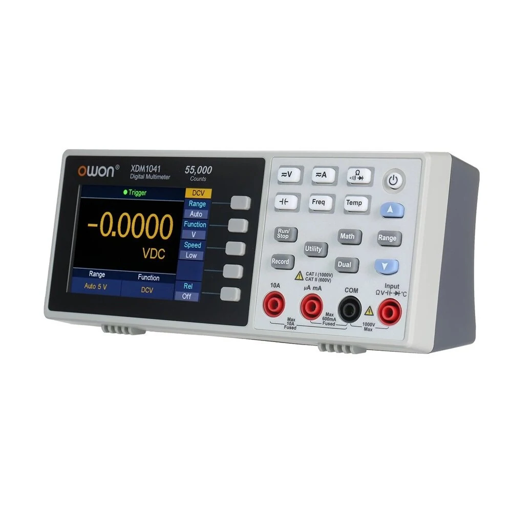 Owon XDM1041 USB Digital Multimeter 55000 Counts High Accuracy Universal Desktop Multimeters Meter with 3.7-inch TFT LCD Screen — view 3