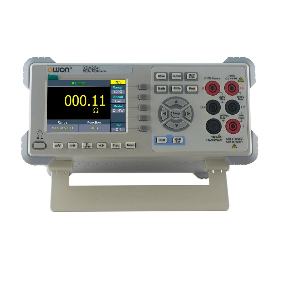 OWON XDM2041 55000 Counts Digital Multimeter 480x320 High Resolution True RMS AC Voltage/Current Measurement — OWON