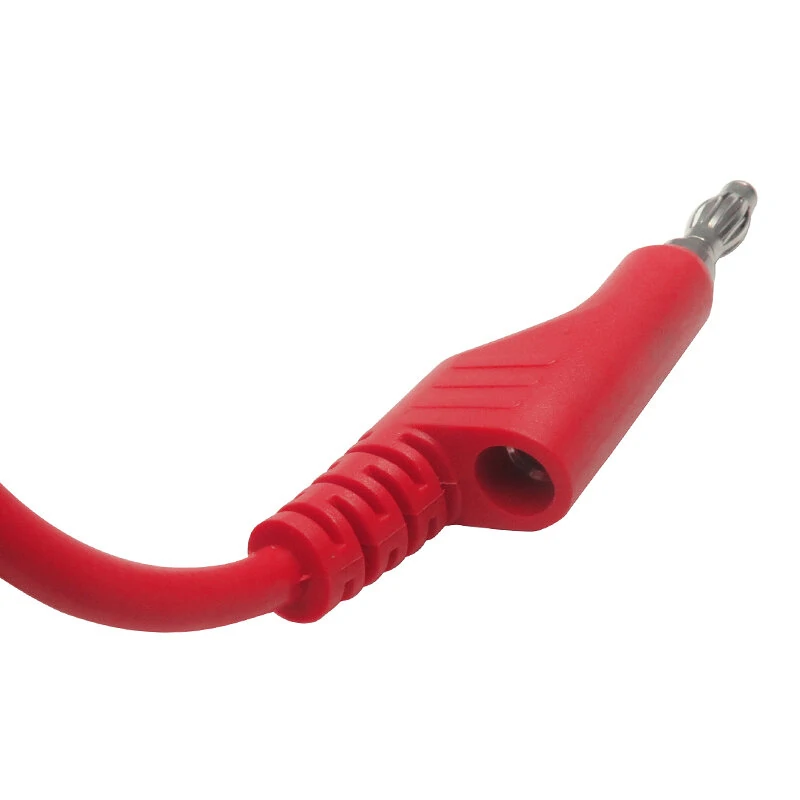 P1036 5Pcs 1M 4mm Banana to Banana Plug Test Cable Lead for Multimeter Tester 5 Colors — view 5