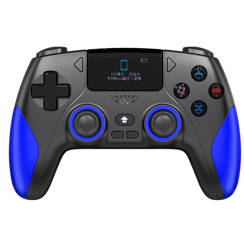 P4 Wireless Gaming Controller 1.47-inch OLED Screen bluetooth Gamepad with Hall Effect Joysticks & Triggers Turbo Vibration for PC Switch PS4 Android iOS — Pricio
