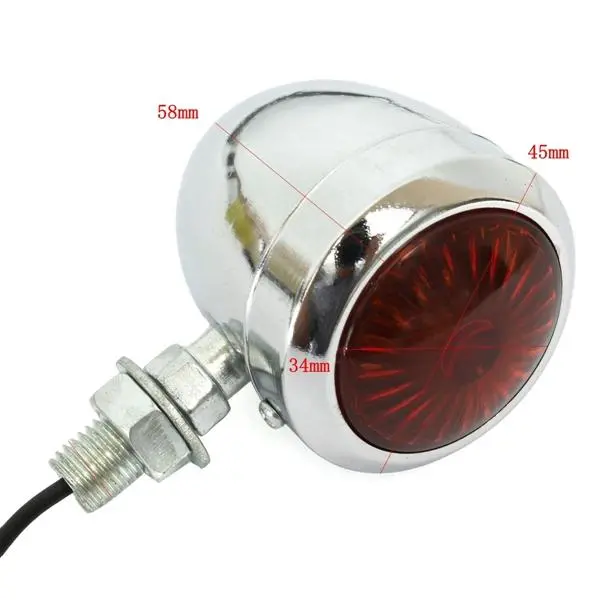 Pair 12V Motorcycle Turn Signal Indicator Light Lamp For Harley — view 3