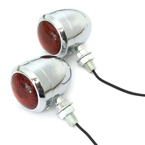 Pair 12V Motorcycle Turn Signal Indicator Light Lamp For Harley — view 9