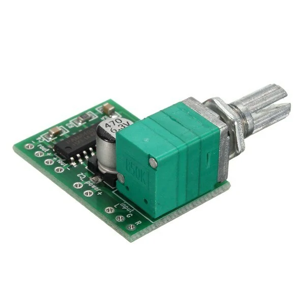 PAM8403 2 Channel USB Power Audio Amplifier Module Board 3Wx2 Volume Control — view 3