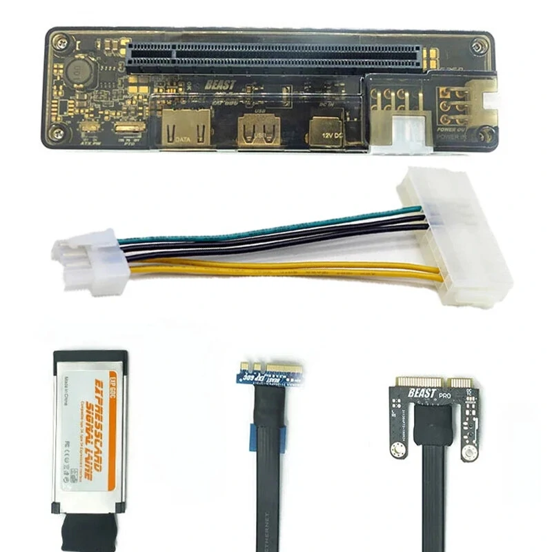 PCI-E EXP GDC External Laptop Video Card Dock Graphics Card Laptop Docking Station Mini PCI-E / NGFF / Expresscard Interface — Pricio