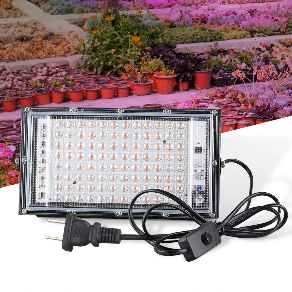 Phytolamp For Plants Light 50W 100W Led Grow Light Phyto Lamp Full Spectrum Bulb Hydroponic Lamp Greenhouse Flower Seed Grow Tent — Phytolamp