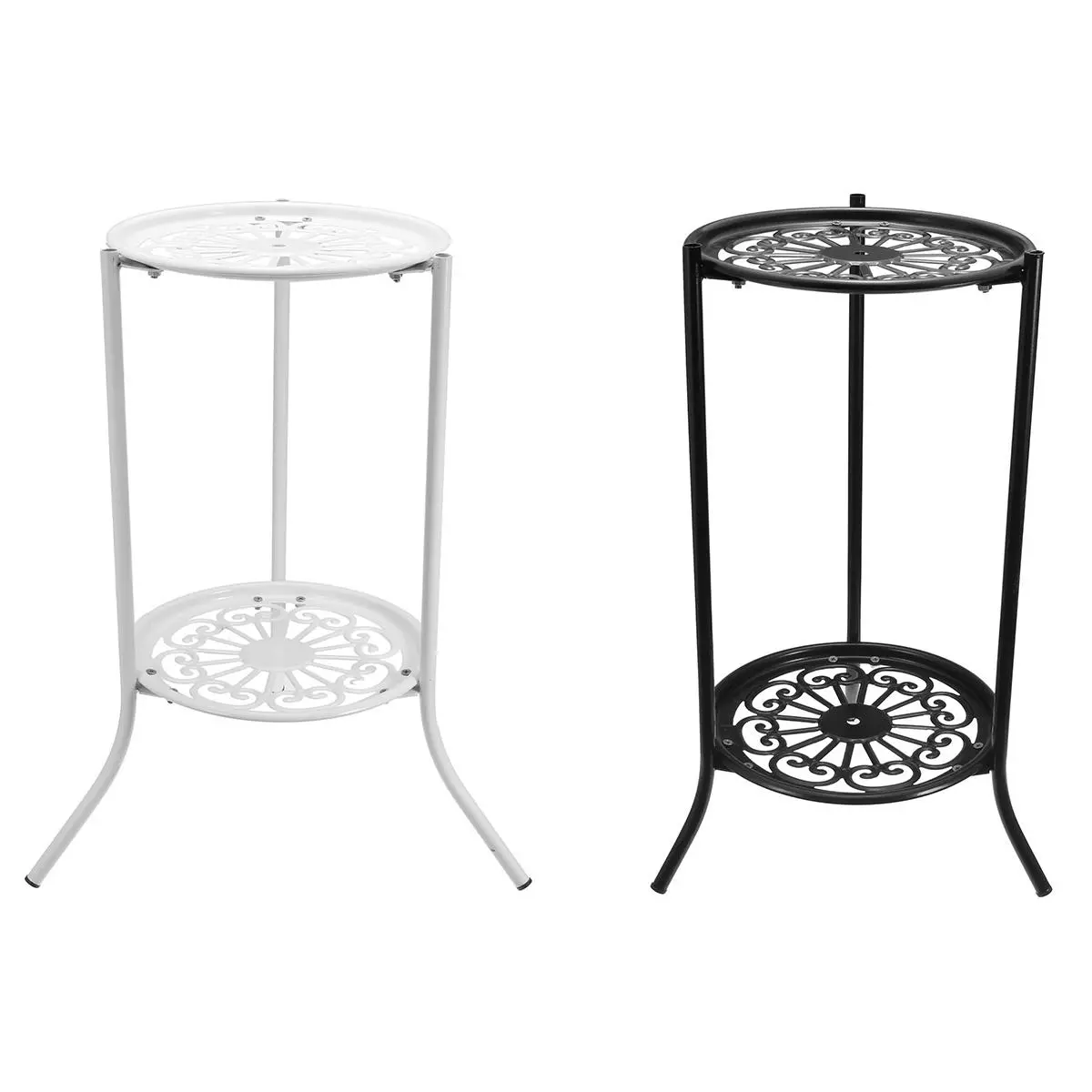 Plants Pot Flower Shelf Bracket Holder Stand metal Planter Storage Organizer Display Rack Home Garden Decorations — Plants