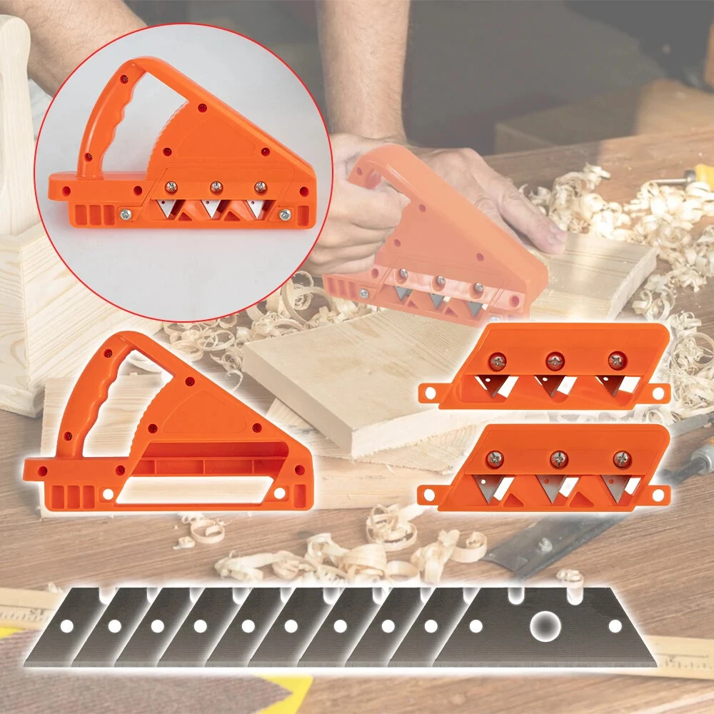 Plasterboard Quick Cutter Gypsum Board Hand Plane for Precise Drywall Edge Chamfering at 45°/60° Woodworking Trimmer Hand Tools — view 3