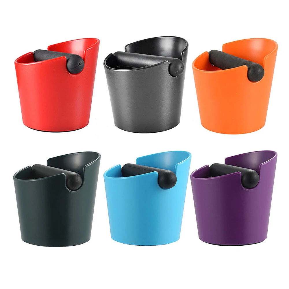 Plastic Coffee Slag Bucket Box Shock-Absorbent Portable Espresso Dump Bin Grind Waste Bin Anti-slip Removable Bar Coffee Accessories With Removable Knock Bar — view 2