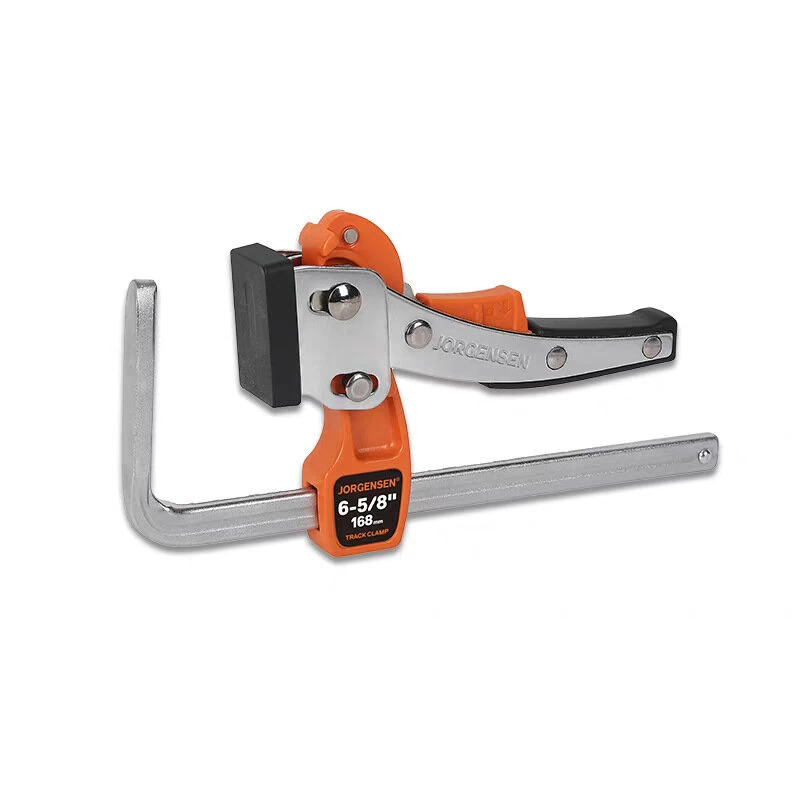 PonyJorgensen Quick Ratcheting MFT Bench Dog Clamp Track Saw Guide Rail Clamp 181kg Clamping Force for Makita Protool Metabo Festool DeWalt Guide Rail — view 6