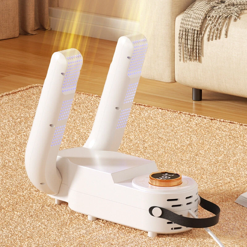 Portable Electric Shoe Dryer with Timer and Handle Multi Functional Boot Dryer Constant Temperature and Fast Drying for Socks and Gloves Rainy Seasons — view 2