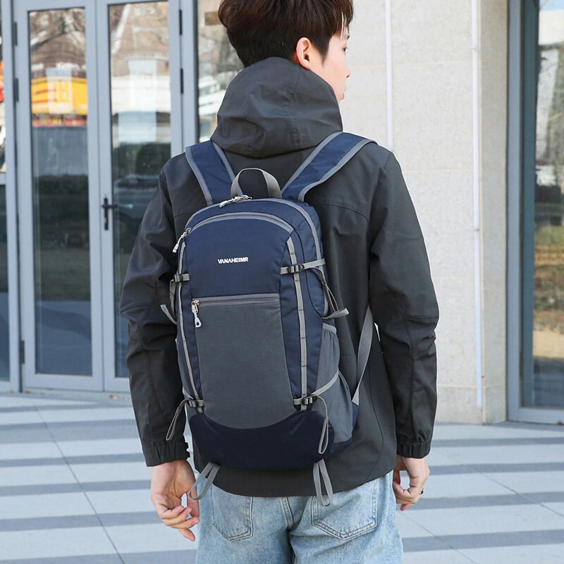 Portable Folding Waterproof Backpack Mountaineering Bag Ultralight Outdoor Climbing Cycling Travel Hiking Daypack — view 4