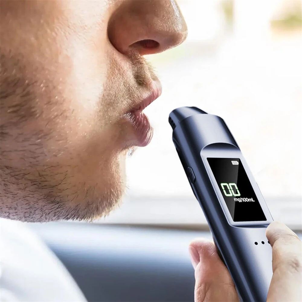 Portable High Precision Alcohol Breathalyzer for Accurate DUI Testing Innovative Driving Safety Gadget — view 8