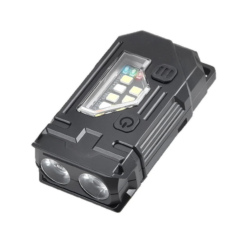 Portable LED+COB Mini LED Keychain Light USB Rechargeable with Multifunctional COB Work Lamp Long Battery for Outdoor Camping Emergency Lamp Mini Flashlight — Pricio