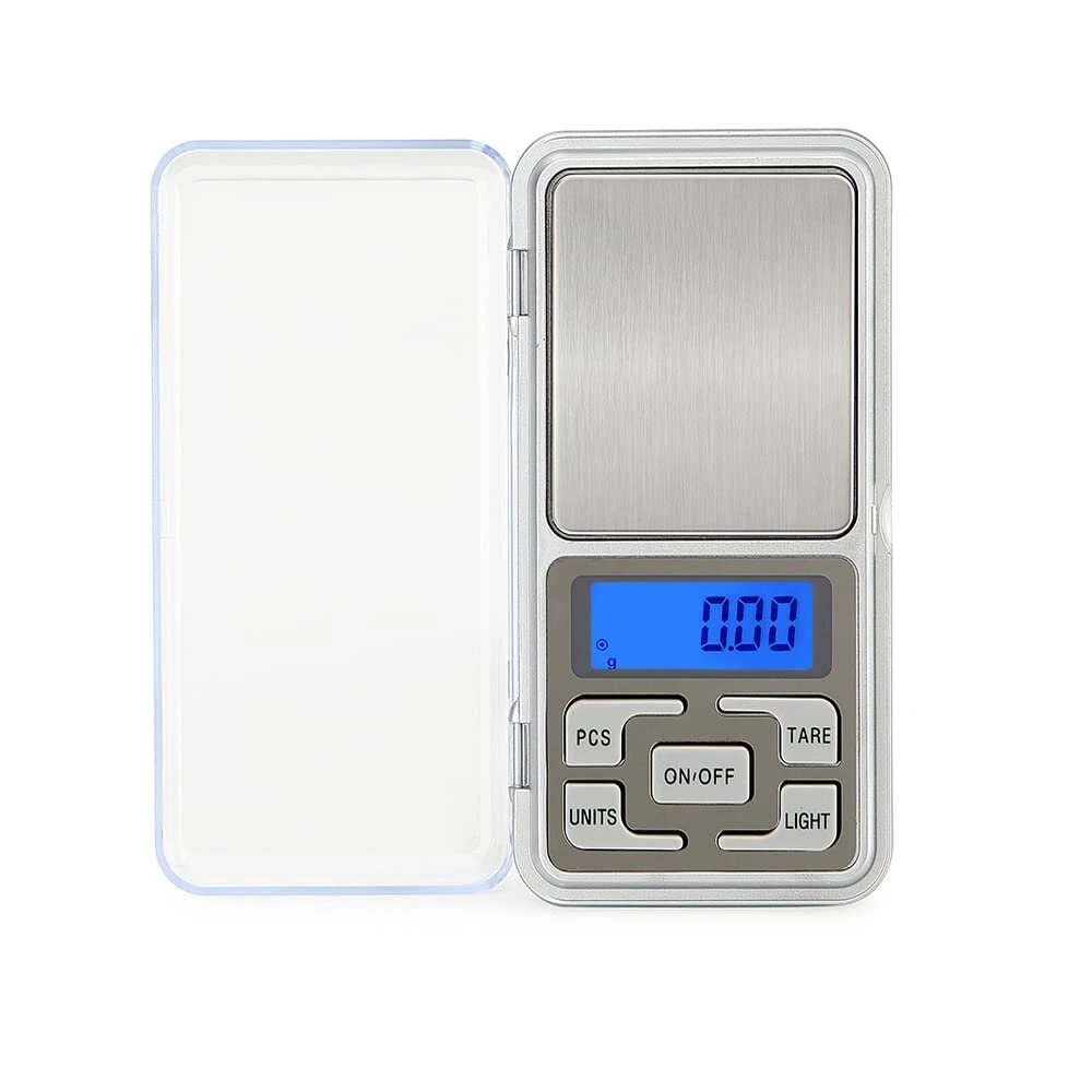 Portable Mini Pocket Electronic Kitchen Scale Digital Pocket Scale 500g Capacity High Precision Balance of 0.01g/0.1g Mini Electronic Grams Reloading Weight Scale Food Scale — Pricio