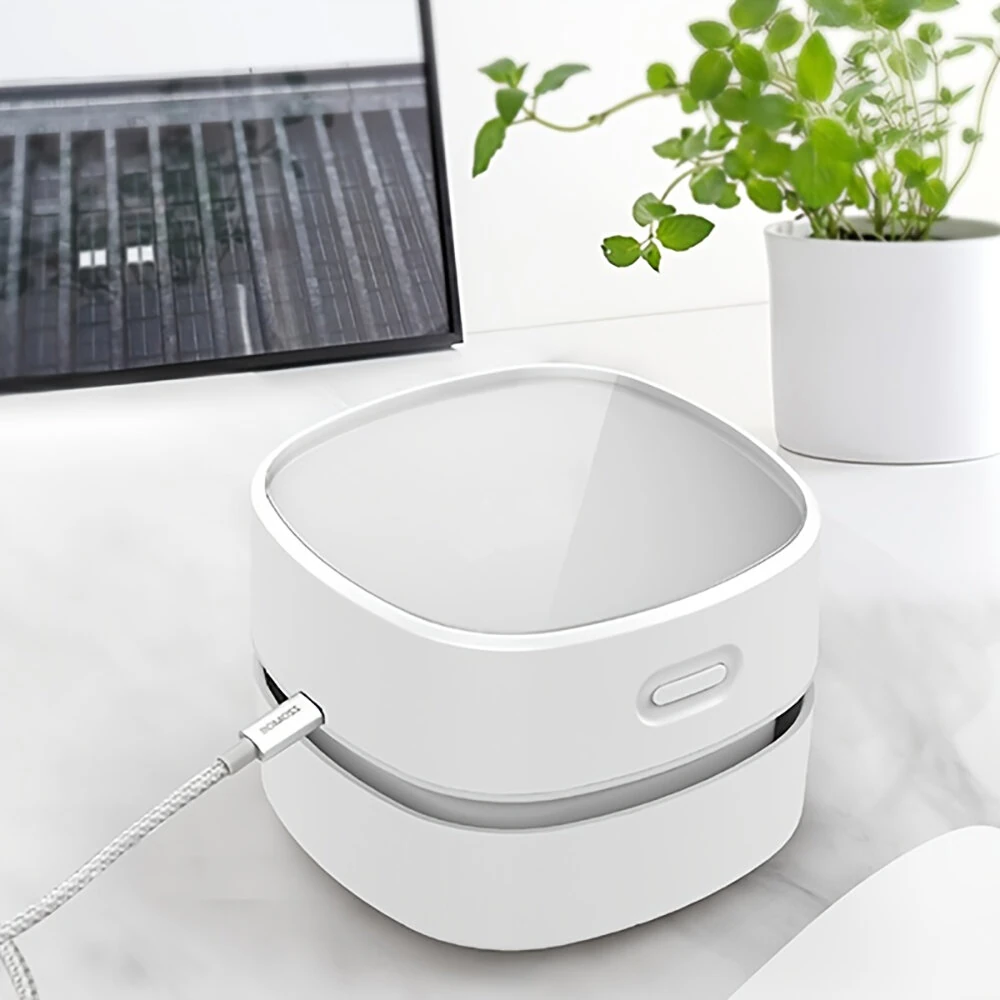 Portable Mini USB Rechargeable Vacuum Cleaner Compact Desktop Sweeper For Keyboards, Offices, Car Seats And Small Spaces — view 4