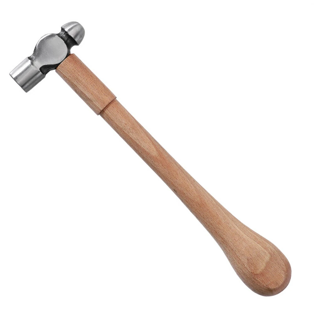 Portable Multifunctional Mini Handmade Hammer High Carbon Steel Head Wooden Handle Suitable for Jewelry Plating and Household Use — view 5