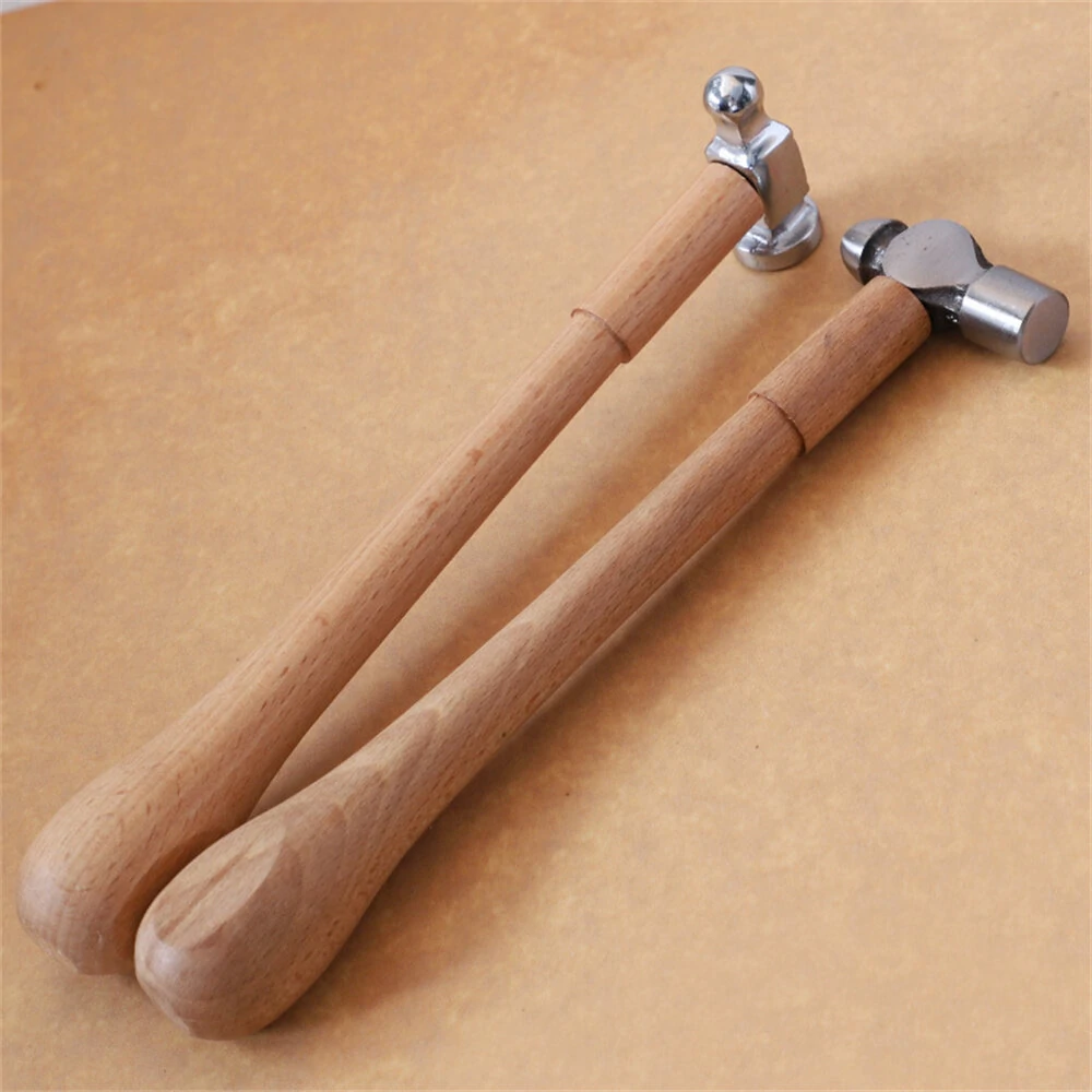 Portable Multifunctional Mini Handmade Hammer High Carbon Steel Head Wooden Handle Suitable for Jewelry Plating and Household Use — view 9