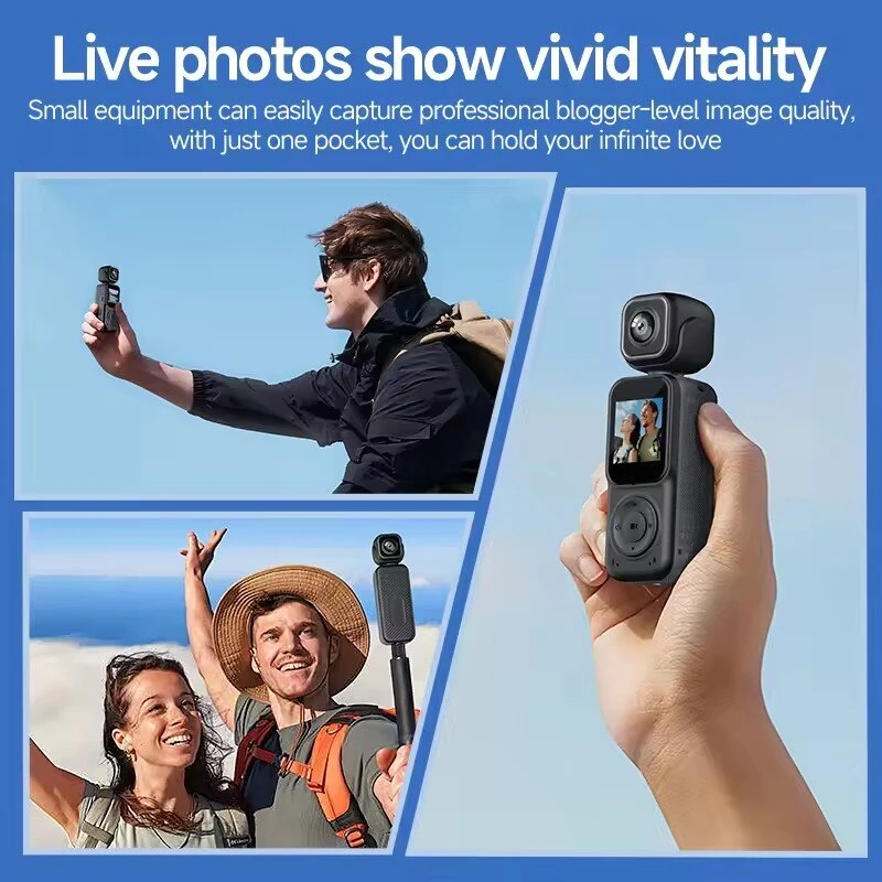 Portable Q5 Action Camera 4K High-Resolution 130° Wide-Angle Lens WiFi Connection 1.5Inch IPS Screen Display Night Vision Shooting Outdoor Cycling DV Recorder — view 6