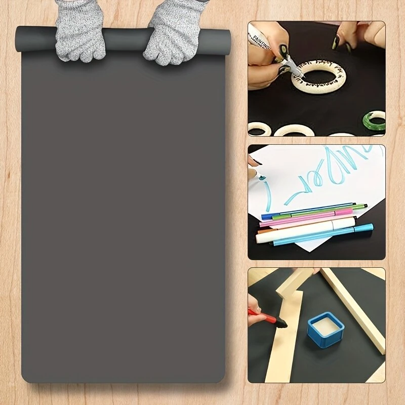 Premium Silicone Glue Mat Heat-Resistant Non-Skid 23x15 inch Easy-to-Clean Woodworking Crafting DIY Work Surface — view 4