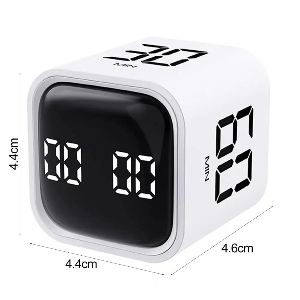 Productivity Cube Timer Sensor Flip LED Display 4 Preset Times Dual Mode Time Management Countdown Kitchen Student Learning Mini Digital Timer — view 10