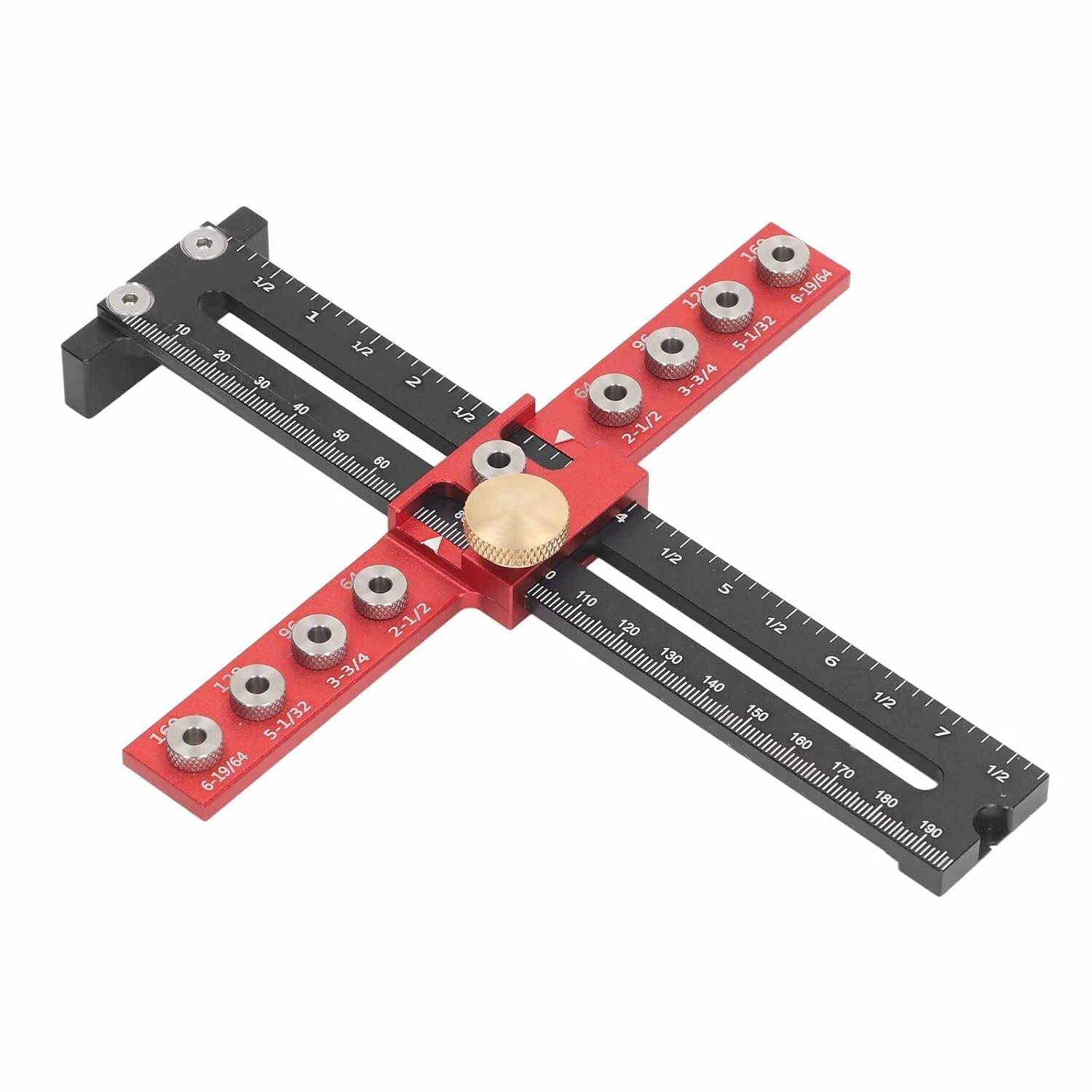 Professional Handle Punch Locator with Adjustable Distance Precise Scale for Door Handle Hole Drilling and Easy Installation — view 4