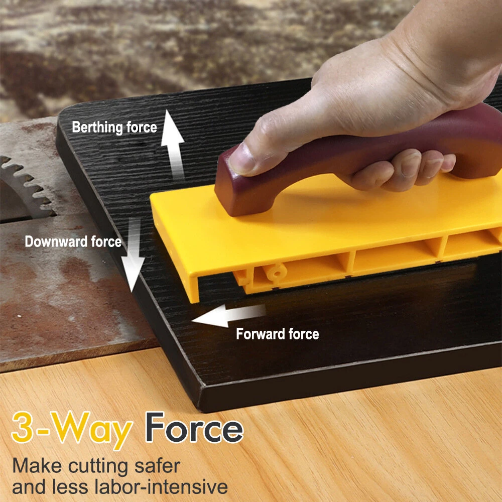 Push Block for Table Saws Router Tables Band Saws Jointers Table Saw Push Block Cuts Safe for Widgets Difficult Cut ThinRips Cut — view 5