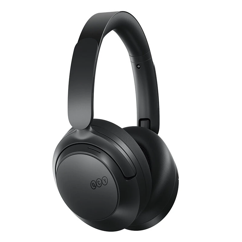QCY H3S ANC Headset Wireless bluetooth V6.0 Headphone Dual Drivers -56dB Adaptive Noise Cancelling 360° Spatial Sound Skin-Friendly Earmuffs Over-ear Sports Headphones