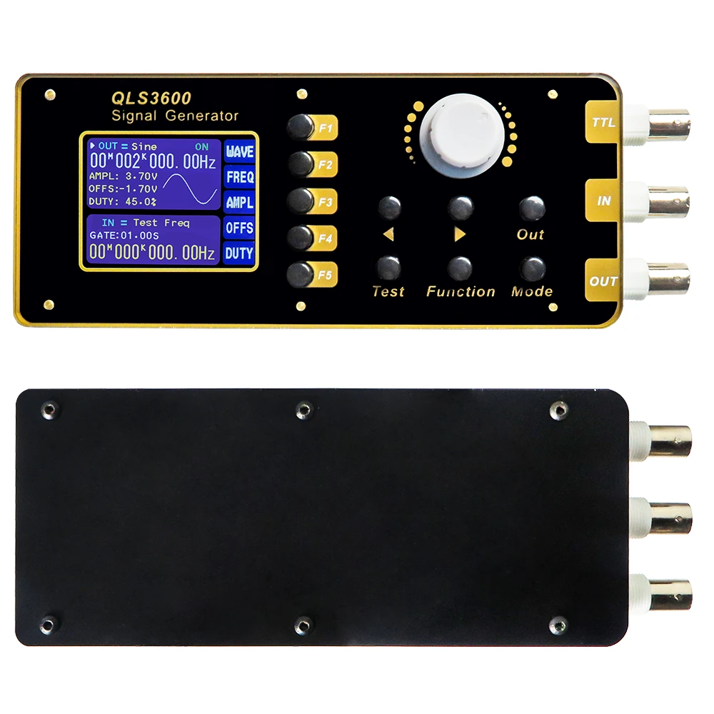 QLS3600S Signal Generator 0-30MHz High Stability Multiple Waveforms USB Interface Frequency Sweep VCO Burst DC 5V Power Amplitude Control — view 2