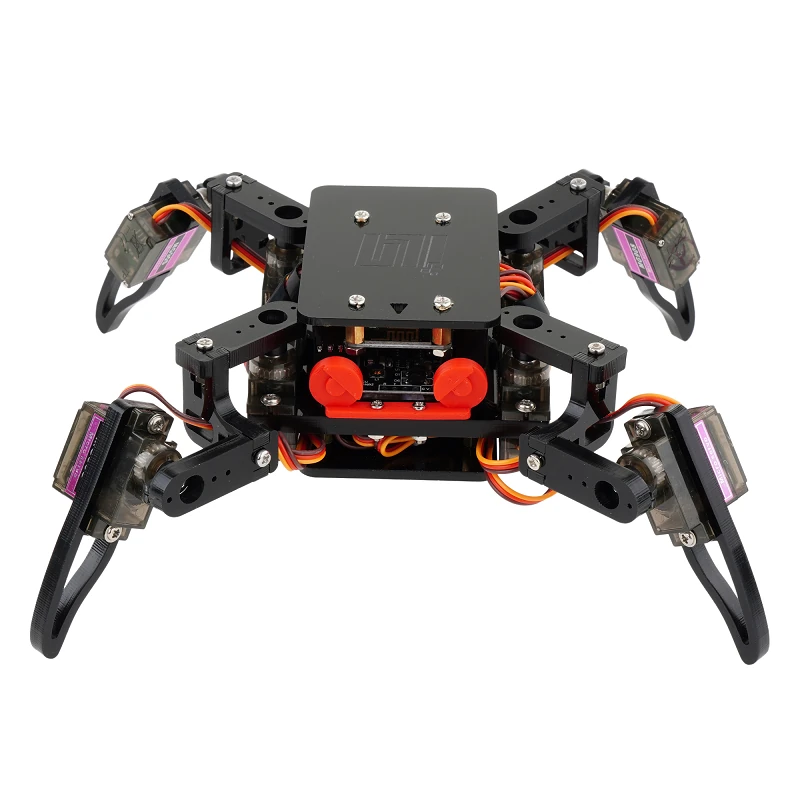 Quadruped Spider Robot Infrared Ultrasonic G-sensor App Control STEM Programming Kit for Teens DIY Education Assembly Smart Robot Kit — view 8
