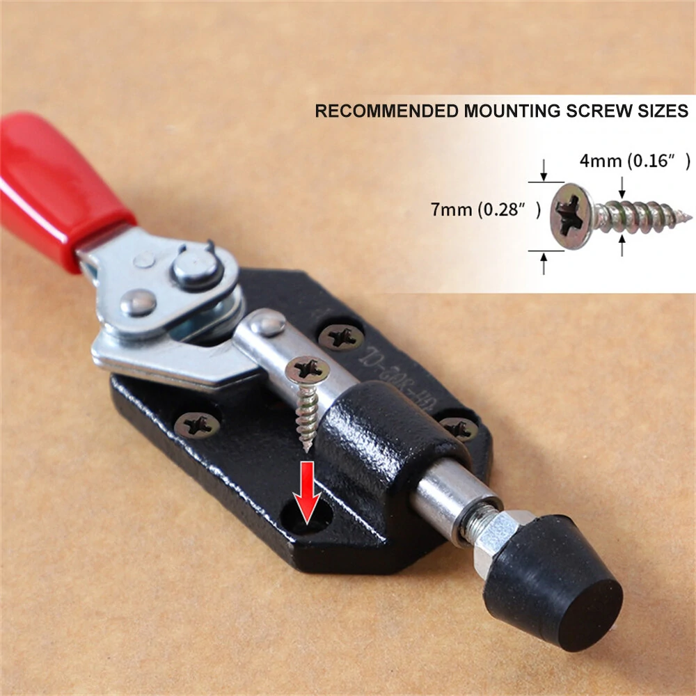 Quick Release Push-Pull Toggle Clamp GH-302-CL CH-302-CR with 82kg Holding Capacity and 20mm Plunger Stroke for Secure Efficient Clamping High Durability — view 5