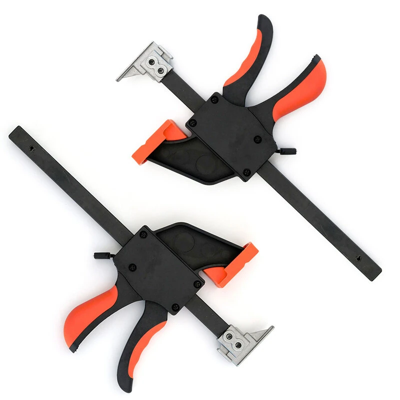 Quick Track Clamp for Bosch Woodworking Rail 160mm x 60mm Heavy Duty TPR Rubber Pads Ergonomic Handle — view 2