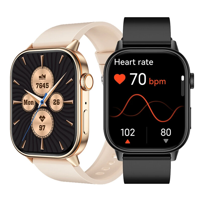 QX17 2.01inch HD Screen GPS Compass bluetooth Call Heart Rate Blood Oxygen Monitor Sleep Monitoring Breathing Exercise Pressure Detection Female Health SOS Voice Assistant Multi-sport Modes IP68 Waterproof Smart Watch