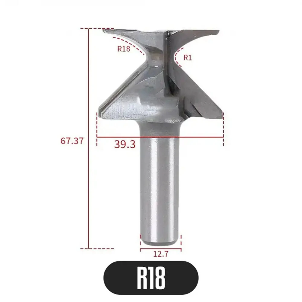 R18/R30 1/2Inch Shank Woodworking Router Bit Premium Alloy for Precise Board Bending in Furniture and Architectural Projects — view 8