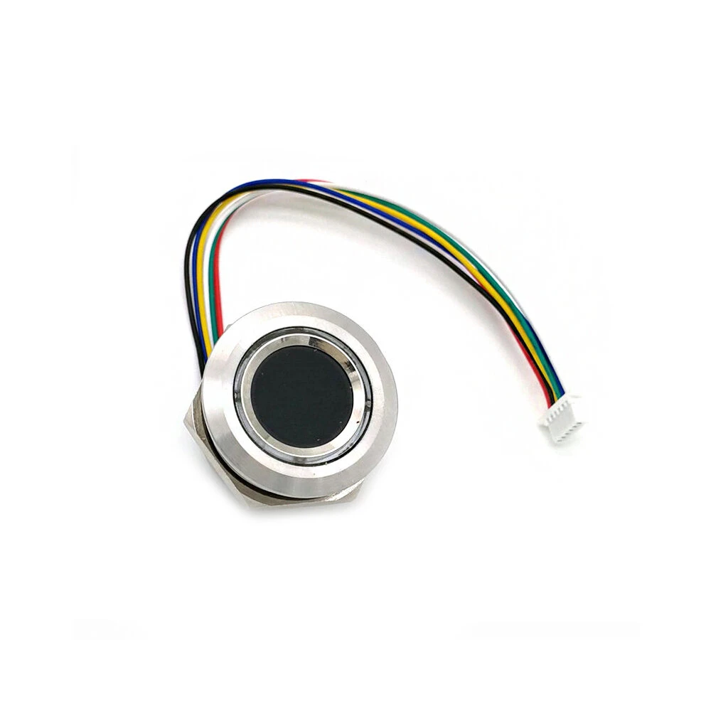 R503 Capacitive Fingerprint Module Sensor Scanner Circular Round Two-Color Ring Indicator LED Control DC3.3V MX1.0-6pin — view 5