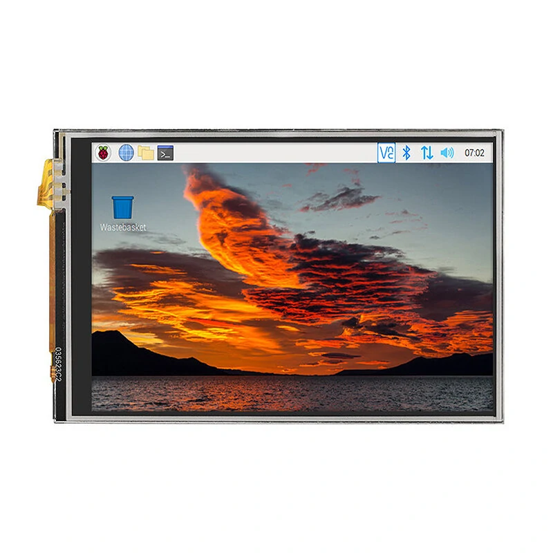 Raspberry Pi 5 3.5-inch Display Raspberry Pi5 5B Resistive Touch Display Compatible with Radiator — view 2