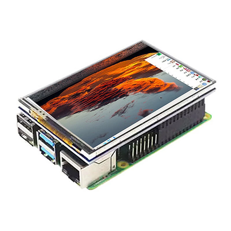 Raspberry Pi 5 3.5-inch Display Raspberry Pi5 5B Resistive Touch Display Compatible with Radiator — view 3