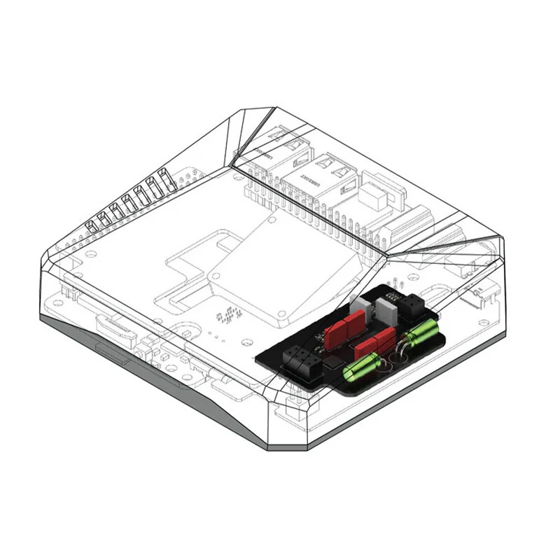Raspberry Pi 5 DAC Audio Expansion Board Argon BLSTR DAC Module Suitable for ARGON ONE V3/V3 M.2 NVMe shell — view 2